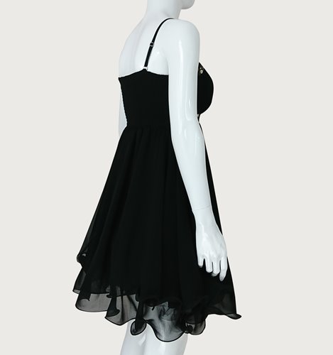 ELEGANCKA SUKIENKA Z CYRKONIAMI  D2-165