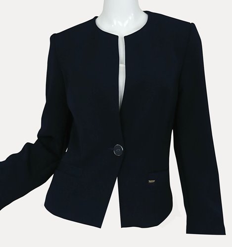 GRANATOWY ŻAKIET DAMSKI CHANEL D5-5