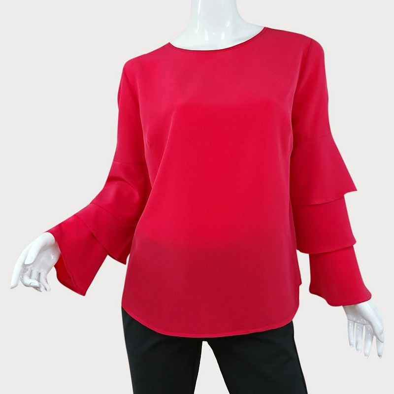 BLUZKA  Z FALBANAMI D11-13