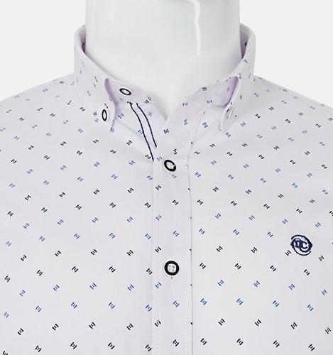 KOSZULA MĘSKA W DROBNY WZÓR M3-154