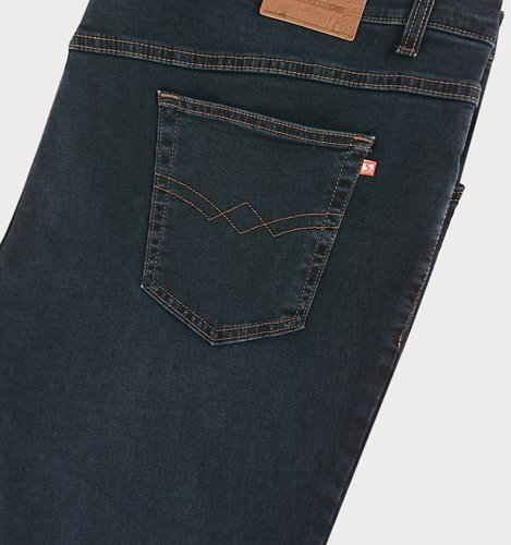 Granatowe jeansy męskie bawełniane plus size M4-P20
