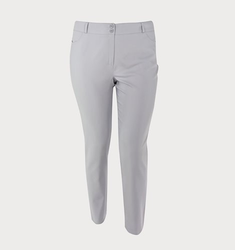 Szare spodnie plus size z kieszeniami D4-P23