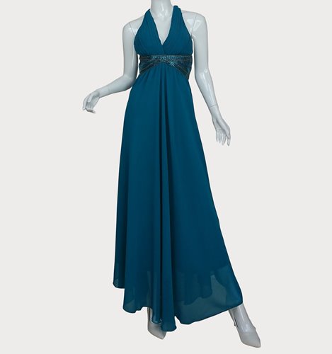 ELEGANCKA DŁUGA ZWIEWNA SUKIENKA   D2-246