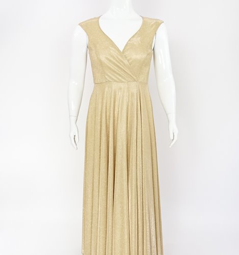 BROKATOWA MAXI SUKIENKA PLUS SIZE NA WESELE