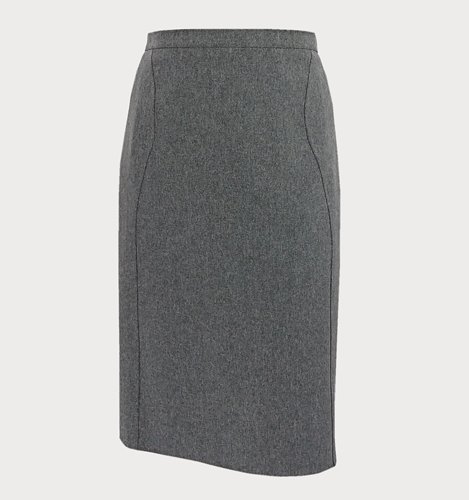 Dzianinowa spódnica damska plus size D16-P45