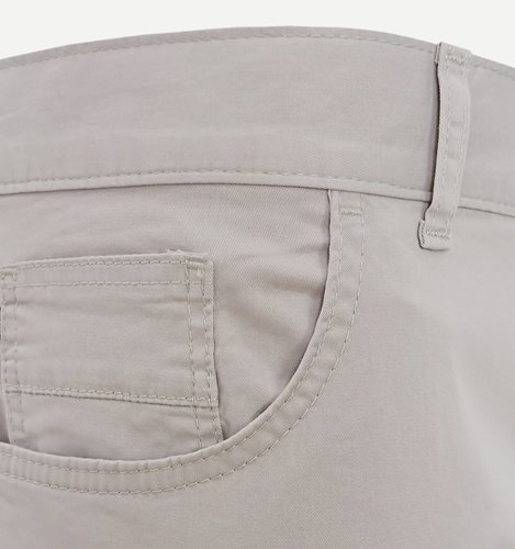 Jasnoszare spodnie męskie bawełniane plus size M4-P39