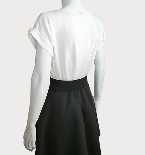 BIAŁA DAMSKA BLUZKA  D11-150