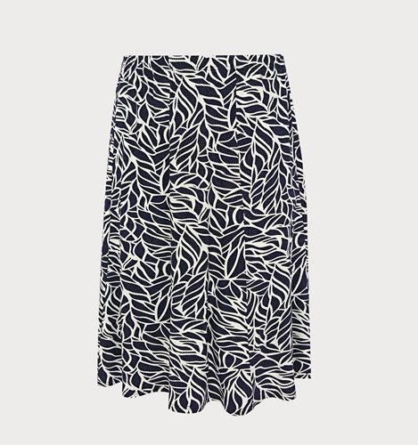 Dzianinowa spódnica plus size z klinów D16-P37