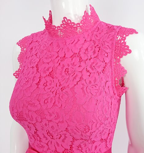 ELEGANCKA SUKIENKA TIULOWA Z KORONKĄ  D2-349