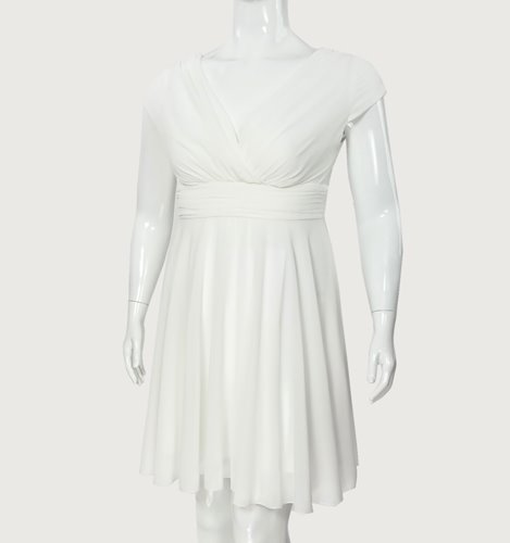 Zwiewna elegancka sukienka plus size D2‑P377