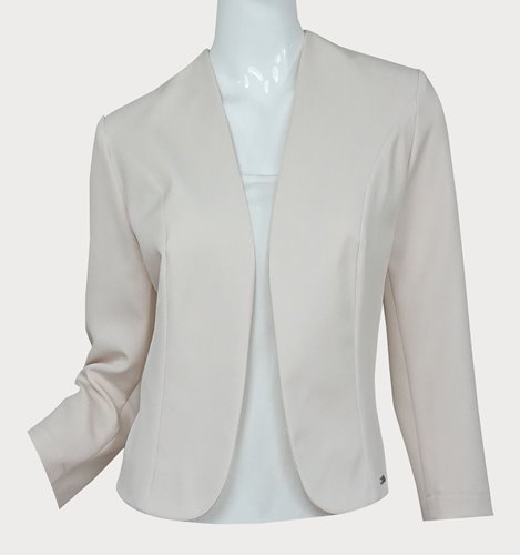 BEŻOWY ŻAKIET DAMSKI  D5-17