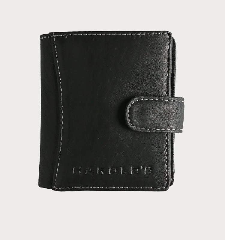 CZARNY PORTFEL MĘSKI ZE SKÓRY M29-7