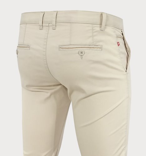 BEŻOWE BAWEŁNIANE SPODNIE MĘSKIE