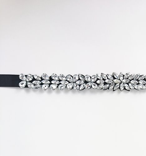 PASEK OZDOBNY KRYSZTAŁKI D6-20