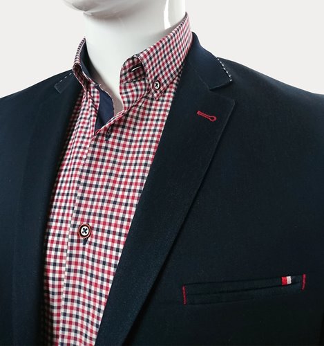 GRANATOWA MARYNARKA MĘSKA  M22-7