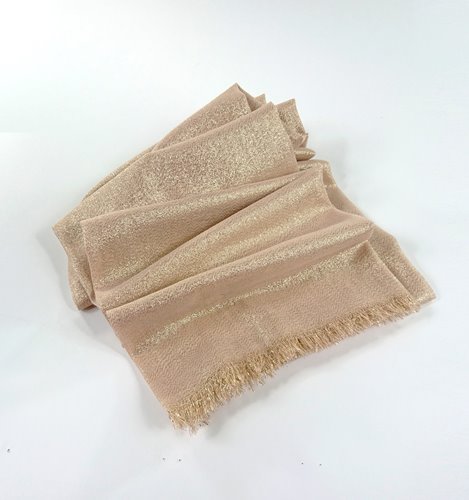 ELEGANCKI ZŁOTY SZAL DAMSKI  D40-8