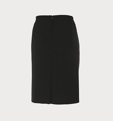 Czarna spódnica plus size z dzianiny D16-P35