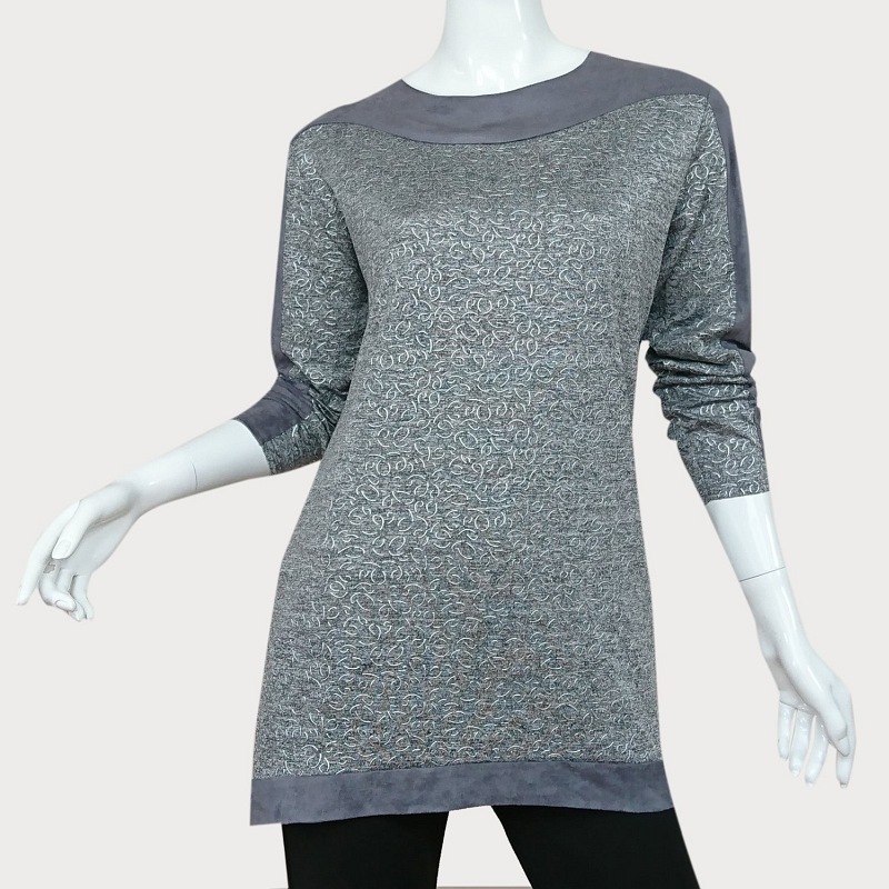 SZARA TUNIKA DAMSKA D36-6