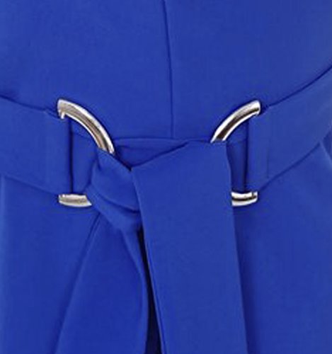 NIEBIESKA SUKIENKA  Z KIESZENIAMI