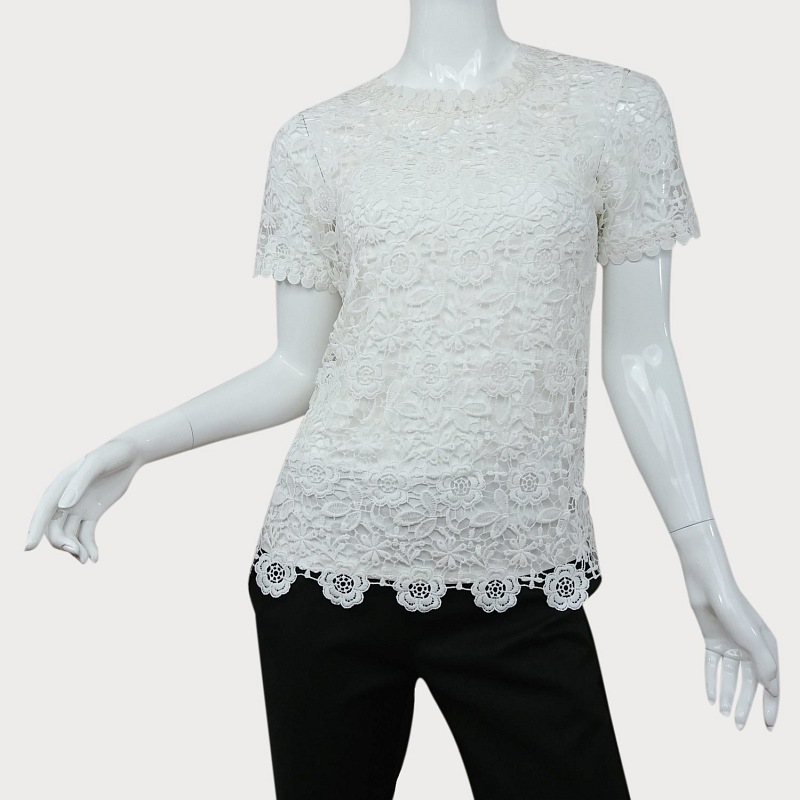 ELEGANCKA KORONKOWA BLUZKA Z TOPEM D11-21