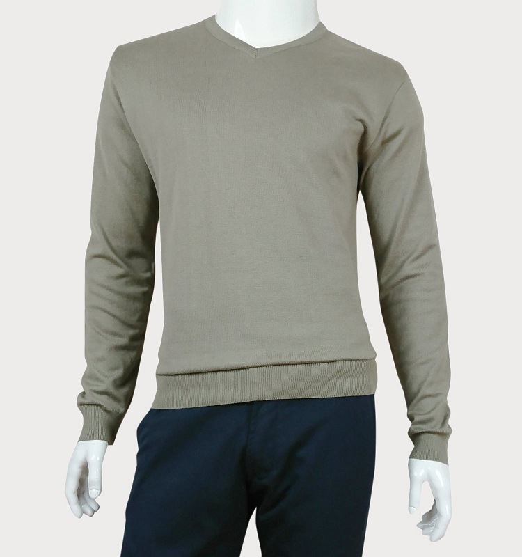 SWETER MĘSKI OLIWKOWY