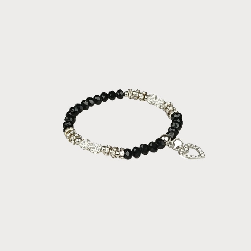 BRANSOLETKA Z ZAWIESZKĄ  KRYSZTAŁKI  D13-99