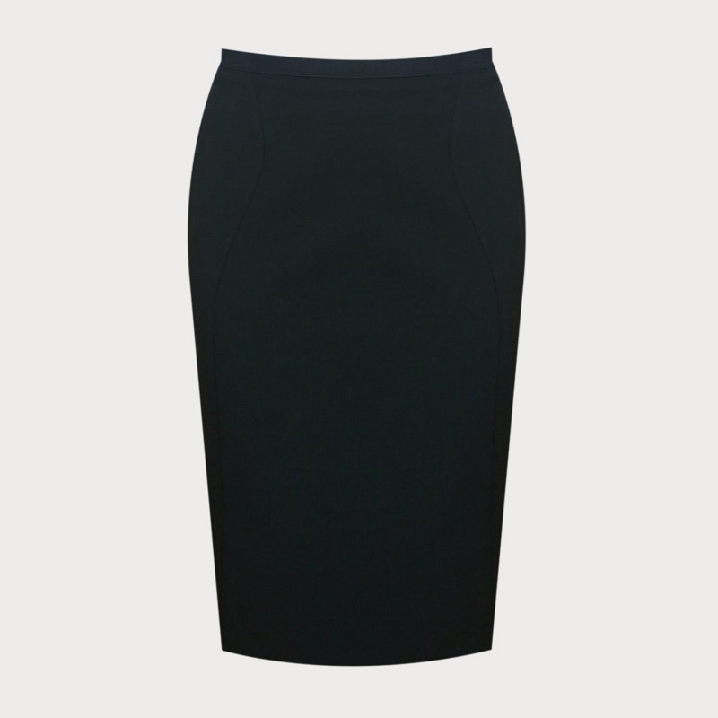 Prosta spódnica z dzianiny plus size D16-P20