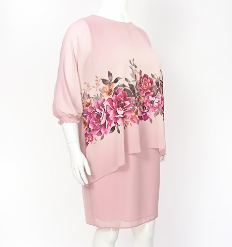 ELEGANCKA SUKIENKA Z NARZUTKĄ  D2-359
