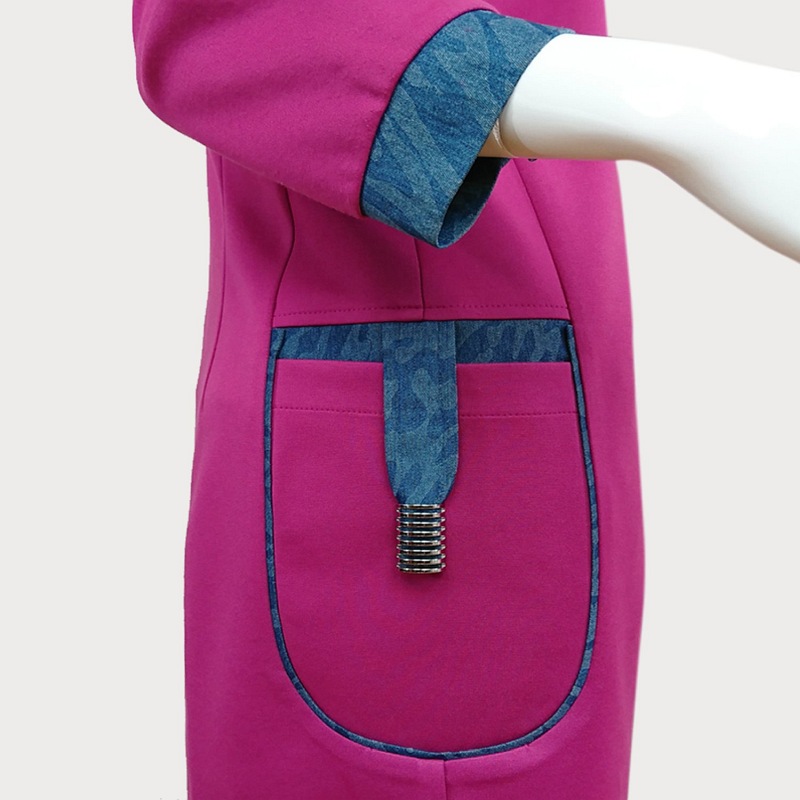 TUNIKA Z OZDOBNĄ KIESZENIĄ  D36-4