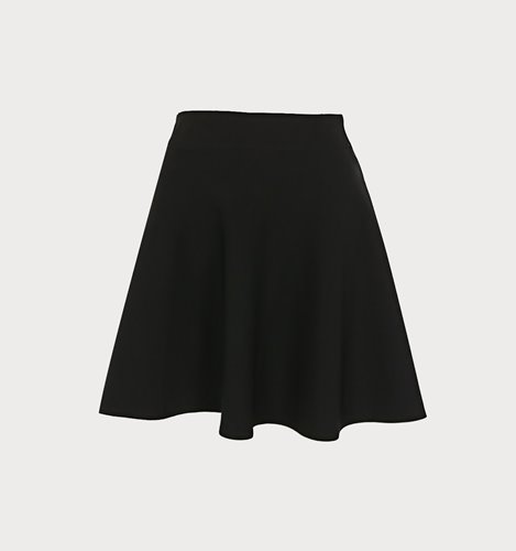 ROZKLOSZOWANA SPÓDNICA MINI  D16-33