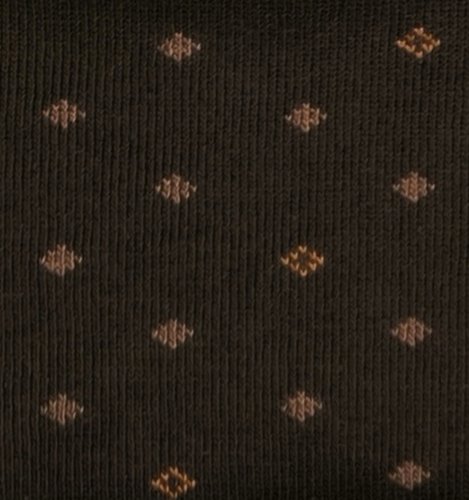 BRĄZOWE SKARPETY MĘSKIE WE WZÓR GEOMETRYCZNY