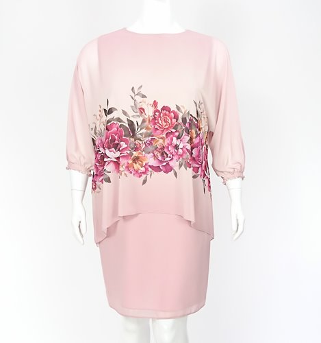 ELEGANCKA SUKIENKA Z NARZUTKĄ  D2-359