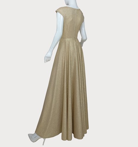 EKSKLUZYWNA   SUKIENKA Z ROZCIĘCIEM  D2-286