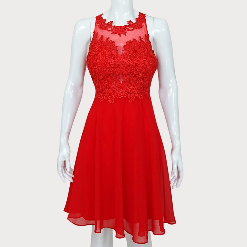 ELEGANCKA  SUKIENKA Z KORONKĄ  D2-130