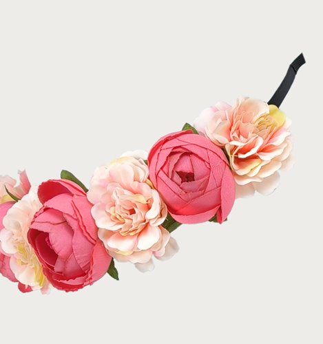 OPASKA DO WŁOSÓW KWIATY  D18-26