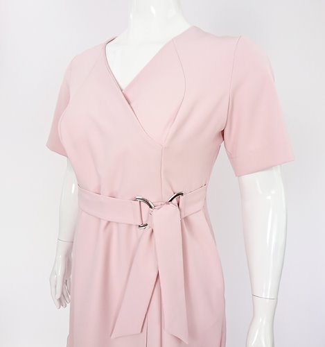 ASYMETRYCZNA  SUKIENKA Z KIESZENIAMI  D2-357