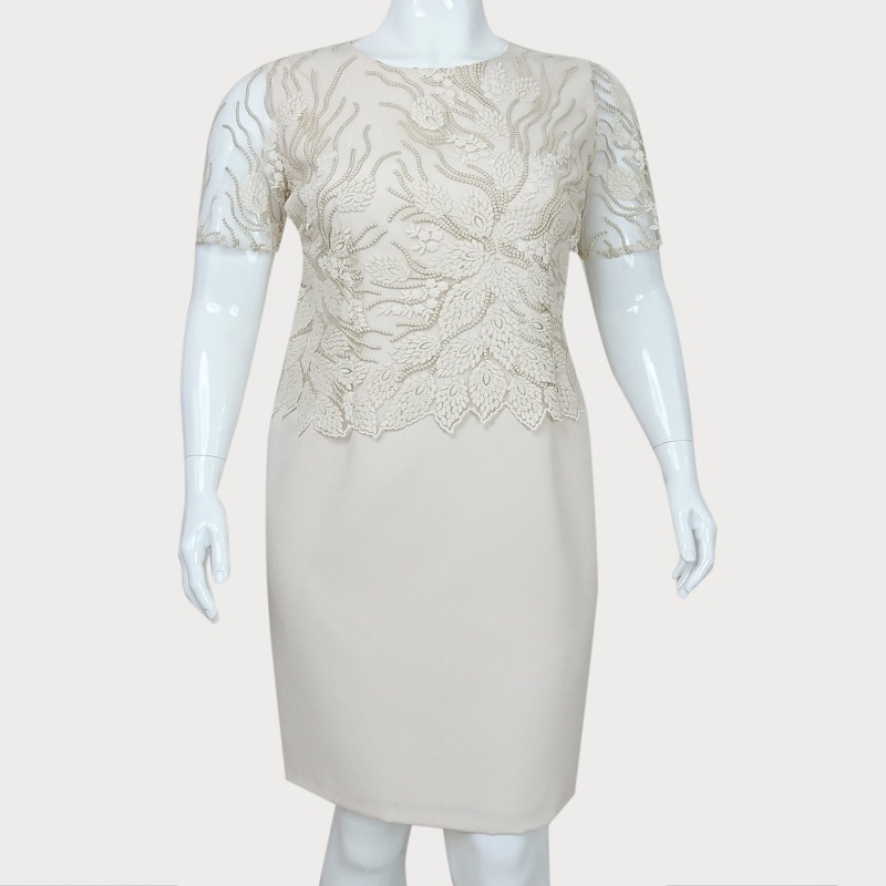 ELEGANCKA SUKIENKA  Z KORONKĄ D2-84