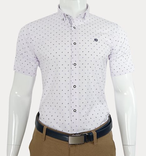 KOSZULA MĘSKA W DROBNY WZÓR M3-154