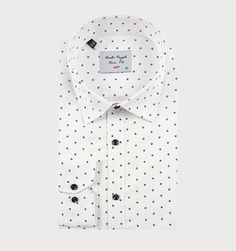 KOSZULA MĘSKA W DROBNY WZÓR   M3-156