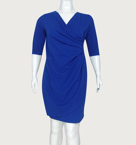 ELEGANCKA SUKIENKA Z MARSZCZENIEM  D2-295