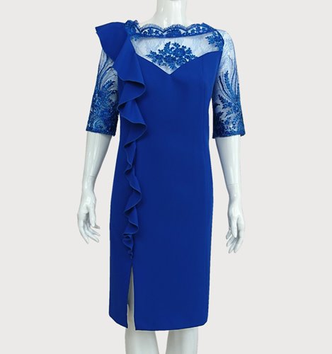 ELEGANCKA SUKIENKA  DAMSKA Z KORONKĄ D2-65