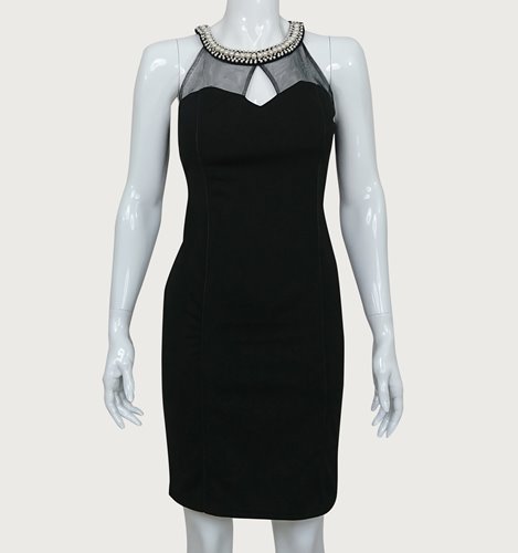 ELEGANCKA WIECZOROWA SUKIENKA MINI  D2-217