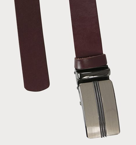 BRĄZOWY PASEK ZE SKÓRY  M6-45