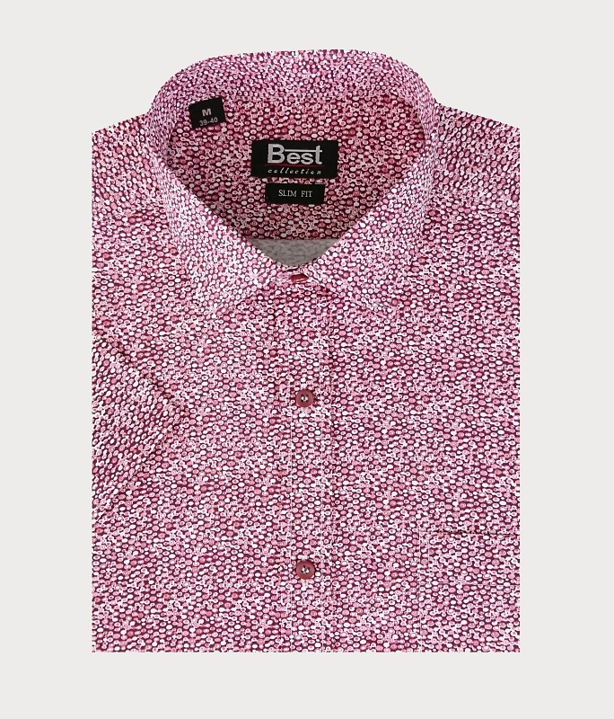 BORDOWA KOSZULA  WZORZYSTA  M3-247