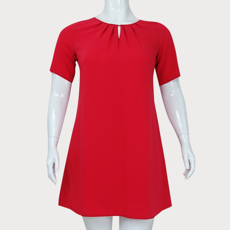 RÓŻOWA  SUKIENKA DAMSKA D2-93