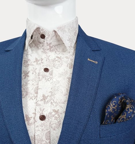 NIEBIESKA MARYNARKA MĘSKA  M22-13