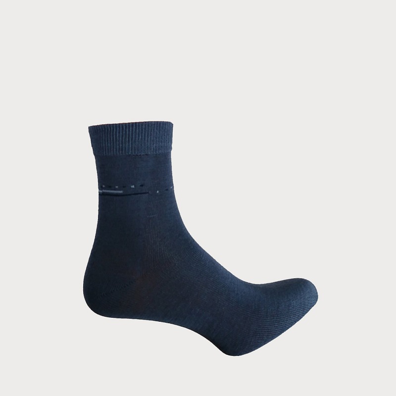 NIEBIESKIE GARNITUROWE SKARPETY    M33-15