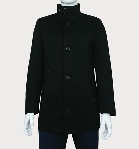 WIZYTOWA CZARNA KURTKA MĘSKA  M20-1