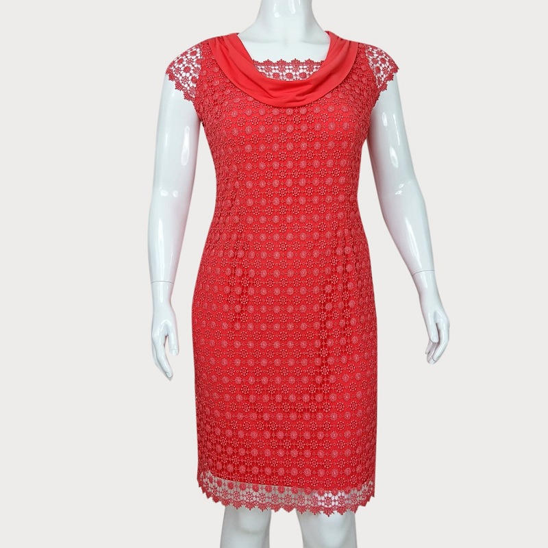 KORALOWA  KORONKOWA SUKIENKA  D2-87