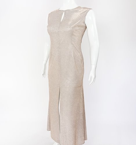 Maxi sukienka plus size rybka D2‑P384